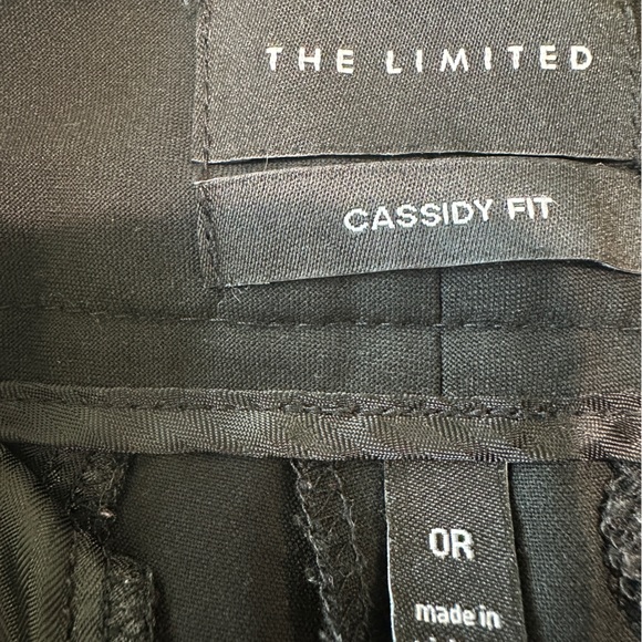 The Limited Wide Leg Trousers Size 0 Black - Picture 8 of 9